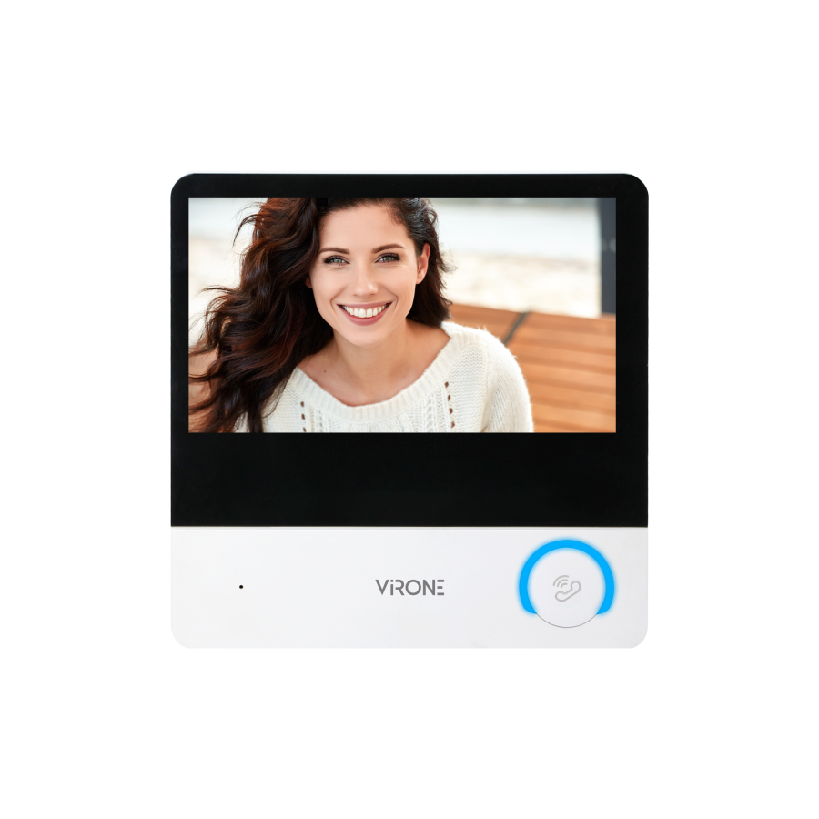 PAVONIS MULTI, two-family video doorphone set, 4-wire, 7", Wi-Fi, touch screen, Full HD, RFID